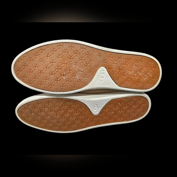 Ugg Sammy Knit Women's White Slip On Casual Sneaker size 9 MSRP $110 - Picture 6 of 7